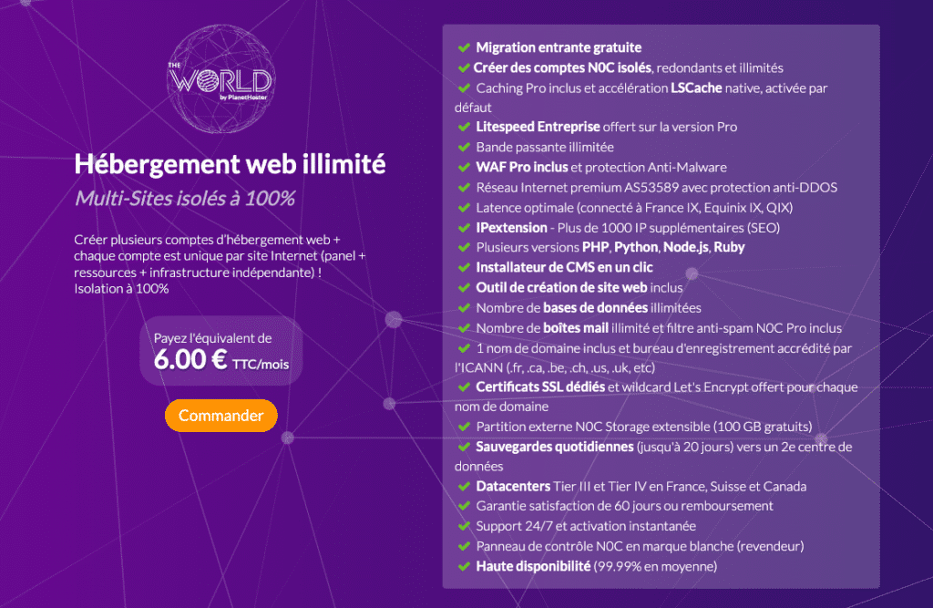 Avis PlanetHoster