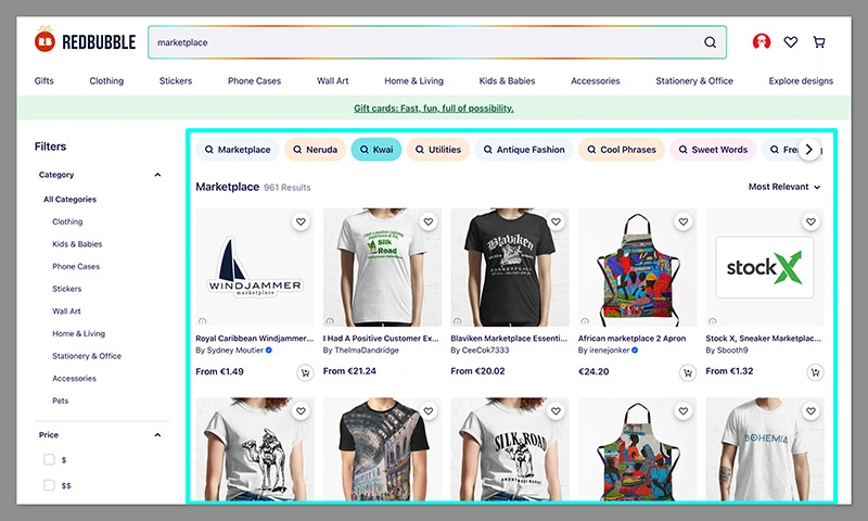 Redbubble est-il intéressant pour les vendeurs ?