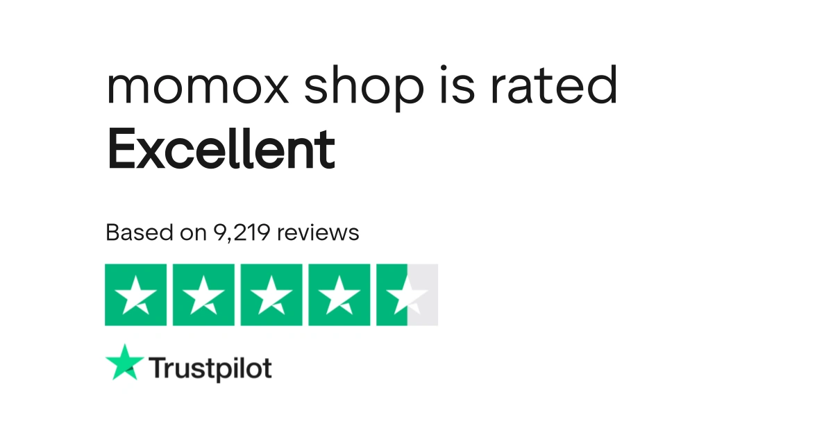 momox shop rated Excellent with 4.5 stars based on 9,219 Trustpilot customer reviews.