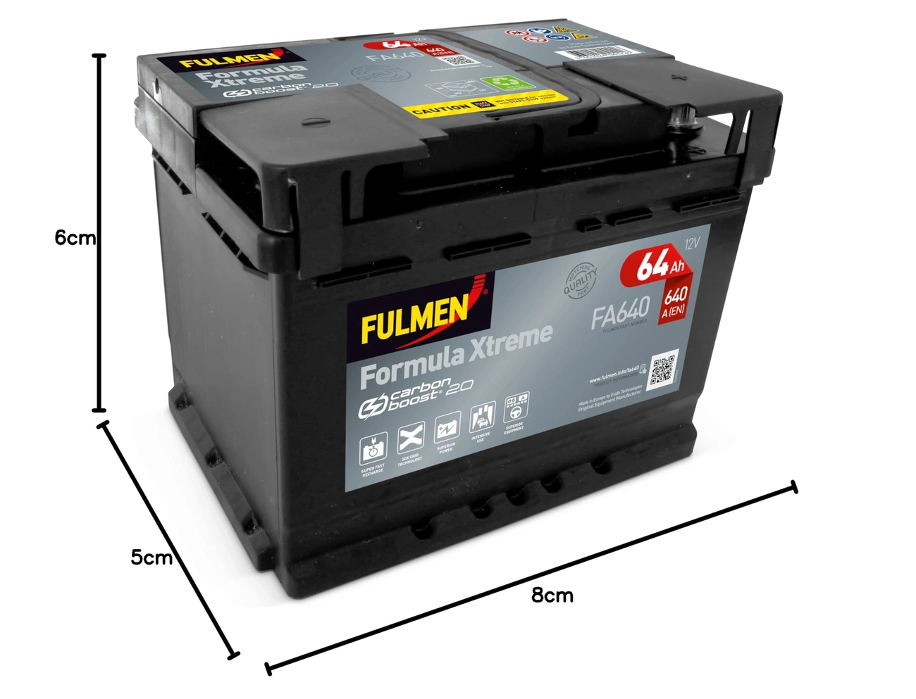Fulmen FA640 : batterie performante et économique