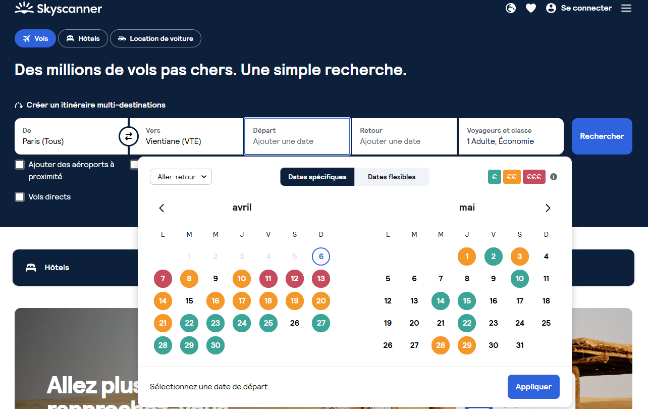 Skyscanner – Le meilleur comparateur de vol pas cher pour tous
