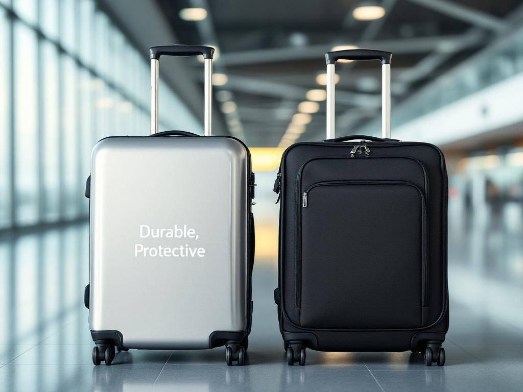 Avantages et inconv&eacute;nients des valises rigides et souples.
